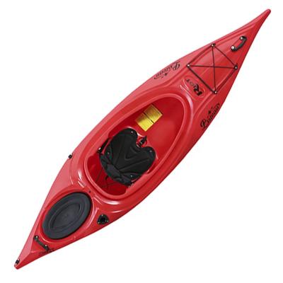 China Sigle Kayak Good Stability Plastic Canoe Single Seat Kayak High Density Canoe For Fishing for sale