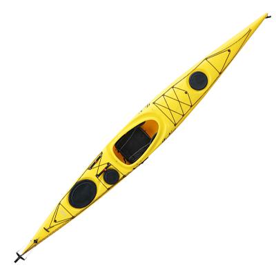 China Tourng Kayak Boat HDPE Single Touring Sea Kayak Bottom Kayak for sale