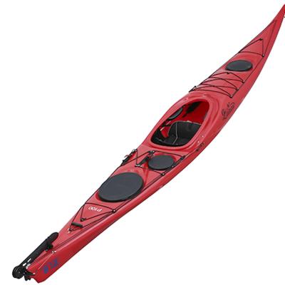 China Wholesale HDPE Material Single Bottom Tourng Kayak Boat Ocean Touring kajak for sale