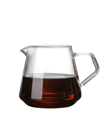 China OEM Factory Sustainable Hand Brewer Glass Coffee Carafe , Glass Coffee Jug for sale