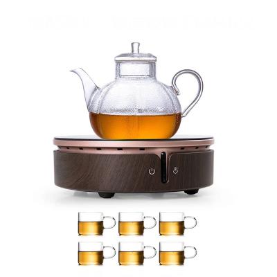 China Turkish type glass hand made heat resistant factory price borosilicate glass teapots for sale