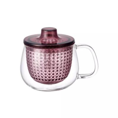 China 2019 New Fashion Items Viable Colored Filter Tea Infuser Cup for sale