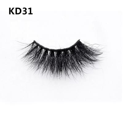 China Long Natural Mink Eyelashes 25 Strip 25mm Millimeter Mink Eyelash Thick Lashes Wholesale Seller for sale