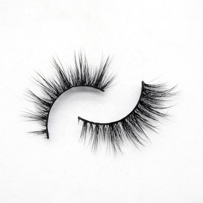 China Hot Sale 18mm Natural Long Mink Lashes Handmade 3d Mink Lashes Mink Lashes Natural Look Lily Wholesale Lashes for sale