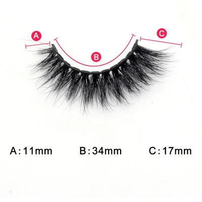 China Full Strip Long Natural 7d Mink Lashes Lashes Custom 13mm 18mm Mink Lashes Vendor Customized Lashes for sale