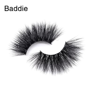 China Best price 5d 30mm thick mink eyelash pack 6d 30mm mink eyelashes 100% mink eyelashes super thick fluffy mink eyelashes for sale