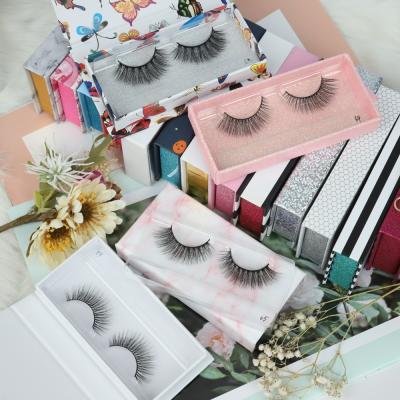 China Long Pairs Natural Lashes Ready To Ship 18mm Lashes Handmade Silk Wick Individual Wholesale for sale