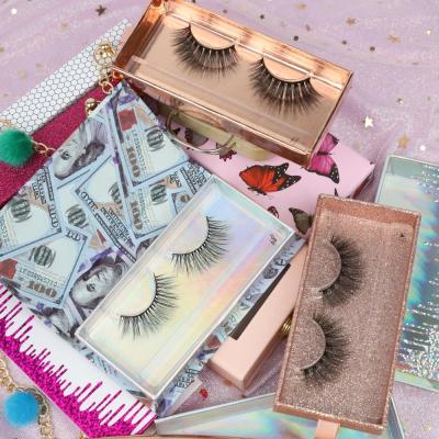 China Natural Short Synthetic Long Lashes 10 Pairs Eyelashes Sale Whole Eyelash Packaging for sale