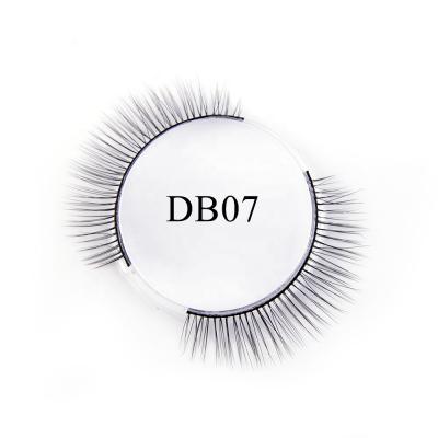 China Natural 5d private label eyelash silk synthetic lashes natural luxury silk lashes for sale