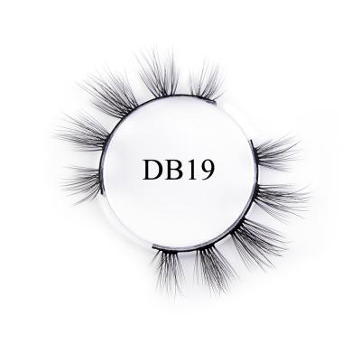 China Natural high quality synthetic lashes lashes 5d natural silk short lashes for sale