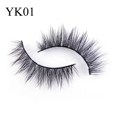 China Natural Hot Selling False Eyelashes Natural Acrylic Silk Long Person Lashes Seller Wholesale for sale