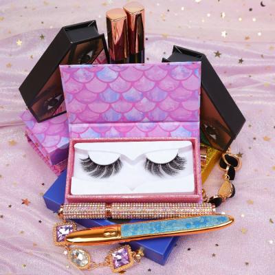 China Wholesale False Mink Lashes Eyelash Manufacturer Winged Eye Lashes for sale