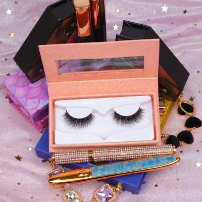 China Crisscross Faux Mink Lashes Lashes Private Label Faux Mink 3d Mink Lashes for sale