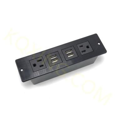 China Desktop-Plug New Style Customized Recessed 4 Usb Ports Usb Power Outlet for sale