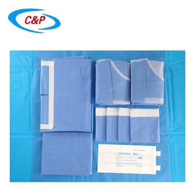 China Medical Disposable Products SMS Laparotomy Pack Supplier for Successful Procedures for sale