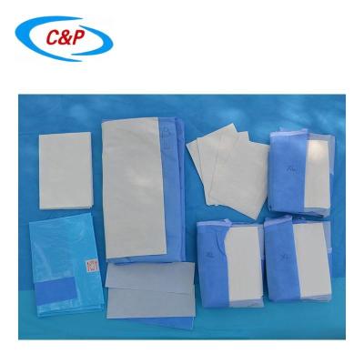 Cina Disposable Surgical Drape Sterile C-section Pack Blue SMS Non Woven Fabric in vendita