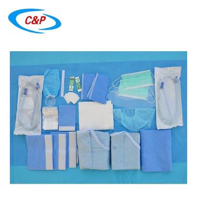 China Breathable Blue Dental Surgical Drape Packs With Fluid Resistance And Comfort for sale