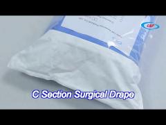 Sms Disposable Cesarean Section Drape Pack  With Oem/Odm Suitable For Medical Procedures Pack