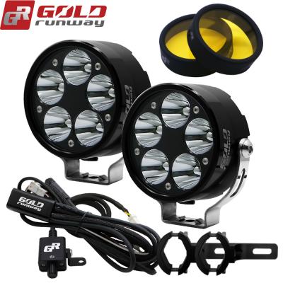 China Truck Motorcycle Boat Tractor LED Fog Light Auxiliary Driving Passing Lamp For R1200GS ADV F800GS For Led Auxiliary Headlights for sale