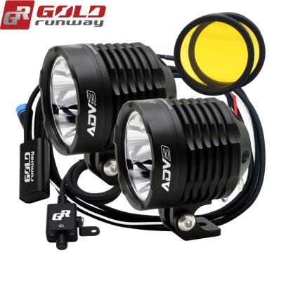 China 3inch 30w Led Motorcycle Fog Light Kit Running Driving Lamp ADV3 for sale