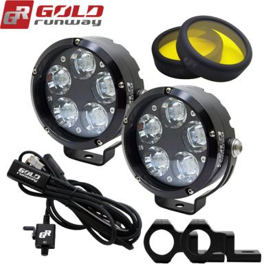 China GOLDRUNWAY GR Motorcycle 50W Headlight With Led Lights FOR HONDA KTM KAWASAKI Motorcycle R1200GS for sale