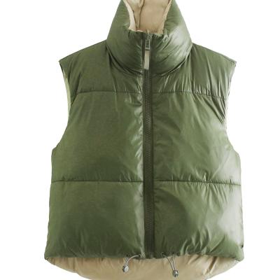 China Breathable Warm Stripper Vest Outdoor Lightweight Deep Padded For Womens Vest for sale