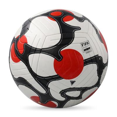 China Factory Direct Selling Soccer Traning Machine Stitched Custom Size 5 PVC Leather Soccer Ball Promotional Soccer Ball for sale