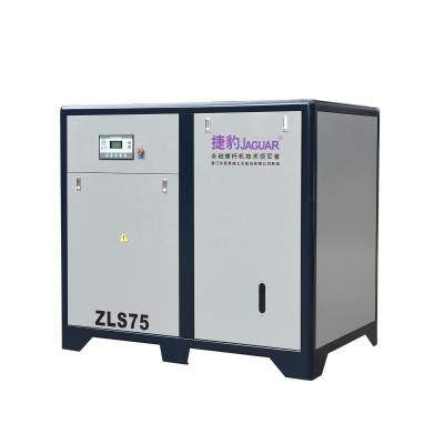 China 9.8 M3/MIN Air Capacity Lubricated 75HP JAGUAR Rotary Screw Compressors with Direct Drive for sale