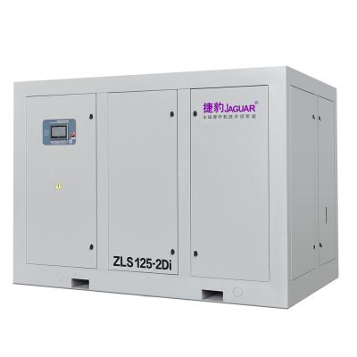 China Indústria de embalagens de borracha Compressor de ar de parafuso 90KW/125HP com acionamento hidráulico à venda