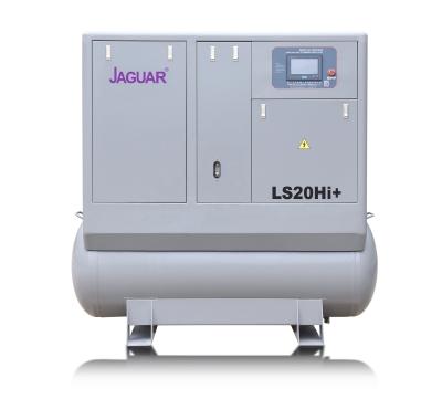 China 20 pk Jaguar 15kw schroefluchtscompressor met luchtdroger en luchtontvanger Compact ontwerp Te koop