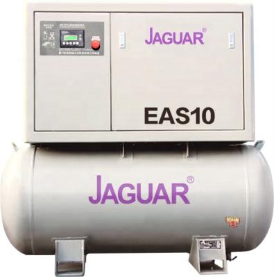 China 1750*750*1700 JAGUAR 10HP Integrated Belt Driven Screw Air Compressor for Laser Industry for sale