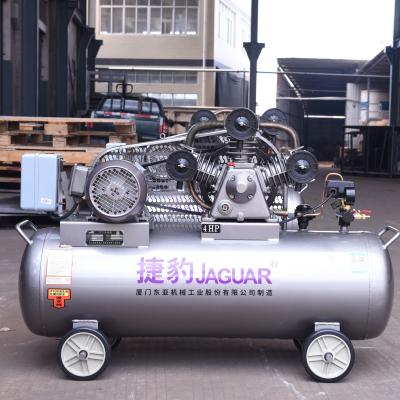 China 4HP Portable 100L Air Compressor with 8 bar Pressure and Heavy-Duty Piston Design for sale