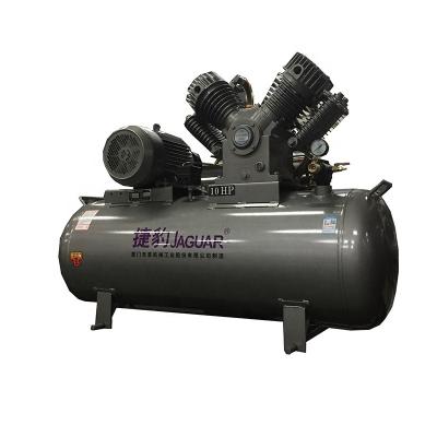 China 1560*720*1300 250kg 10HP JAGUAR Air Cooled Industrial Quiet Piston Air Compressor for sale