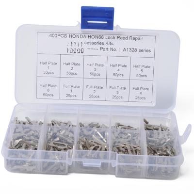 China Reed Lock Auto Lock Repair Kit 400PCS Metal Car Plate Wholesale Price in BAJUTU for HON66 Shopify, Amazon, Ebay, Wish Hot Seller for sale