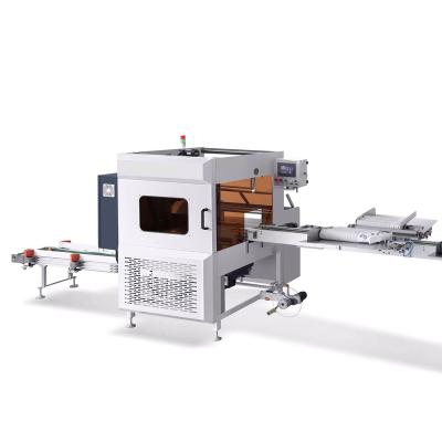 China Multifunctional Food Plastic Film Packaging Automatic Double Channel Paper Cup Packaging Machine for sale