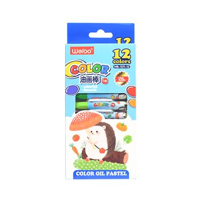 China Lovely Cardboard Styles Painting Cute Children's Set 12 Color Pencil Weibo Creative Cartoon Oil Hand Brush for sale