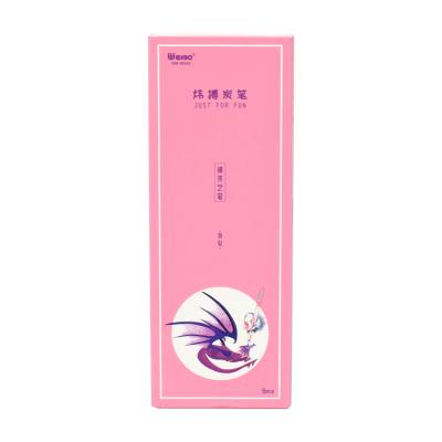 China Custom Logo Art Writing Extra Soft Good Microblogging Microblogging Charcoal Special Soft Wood Pencil Professional Grade Advance Color Box Package School for sale