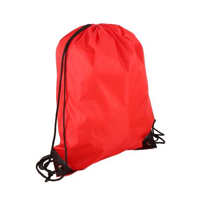 China Cheap Colors Waterproof Popular Sports Suction String Backpack Drawstring Bag For Promotion Polyester for sale