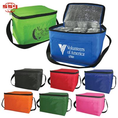 China Waterproof Reusable Insulated Thermal Cooler Grocery Bag Food Delivery Box Tote Bag for sale