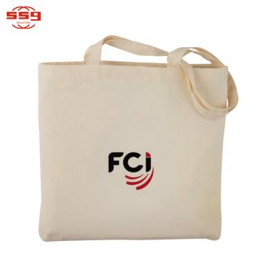 China Low MOQ Reusable Custom Reusable Cotton 120z Organic Eco Friendly Canvas Tote Shopping Bag Logo Printed Cheap Plain Bulk Large for sale