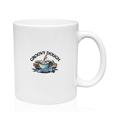 China Top Grade Viable Hot Selling Mike Cheap Ceramic Mug With Custom Printed Logo for sale