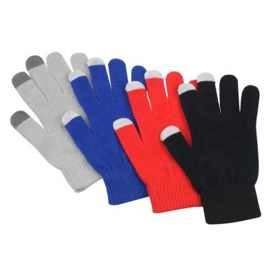 China Promotional Wholesale Comfort Winter Motorcycle Knitted Gloves With Custom Logo for sale