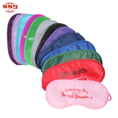 China Promotional cheap high quality soft night's sleep satin eye mask sleep eye mask with custom logo for sale