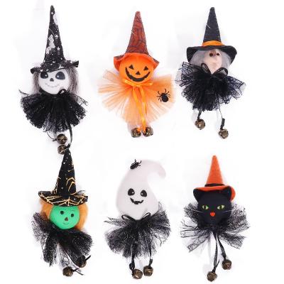 China Halloween Cloth Doll Bar Decor Pumpkin Ghost Witch Cat Pendant Scary Halloween Kids Gift Halloween Party Decorations For Home for sale