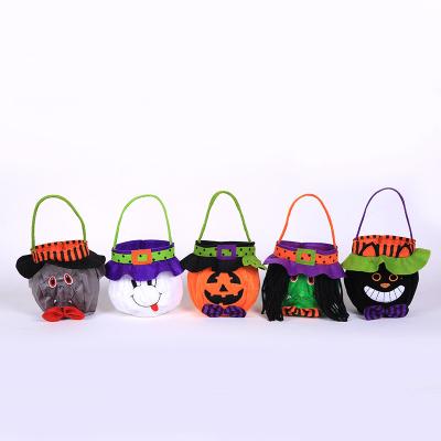 China Black Nonwoven Cat Candy Bag Ghost Fabric Halloween Gift Handbag Cartoon Pumpkin Witch Festival Supplies Happy Halloween Day Decor for sale