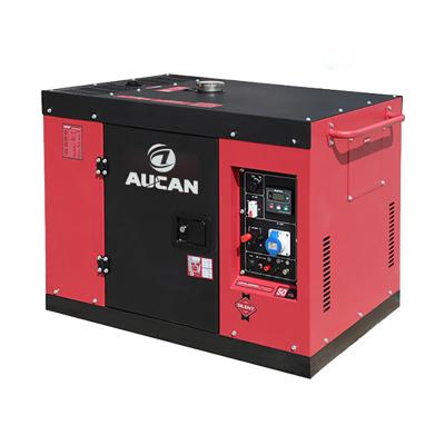 China 7 KVA Super Low Fuel Consumption Type Portable Diesel Generators With CE Approved WD7500S for sale