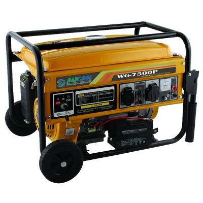 China 7kva new design! Low Fuel Consumption Open Type Whole House Portable Gasoline Generators For Home Use WG7500P for sale