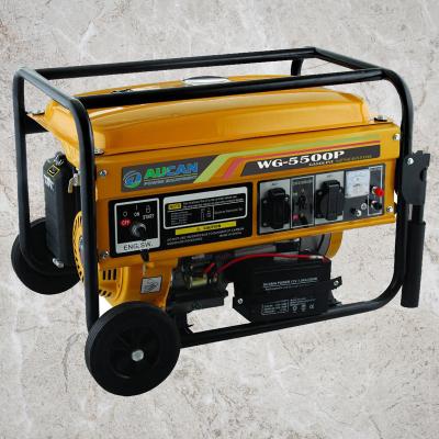 China new design 5kva! Low Fuel Consumption Open Type Whole House Portable Gasoline Generators For Home Use WG5500P for sale