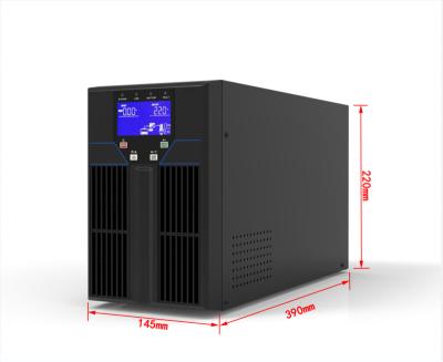 China 2KVA high frequency online UPS computer/networking power system pure sine wave with batteries inside for sale