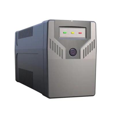 China Reliable OFFLINE COMPUTER UPS LED / LCD Display With Simulated Sine Wave Compture UPS 800VA 1500VA Line Interactive for sale